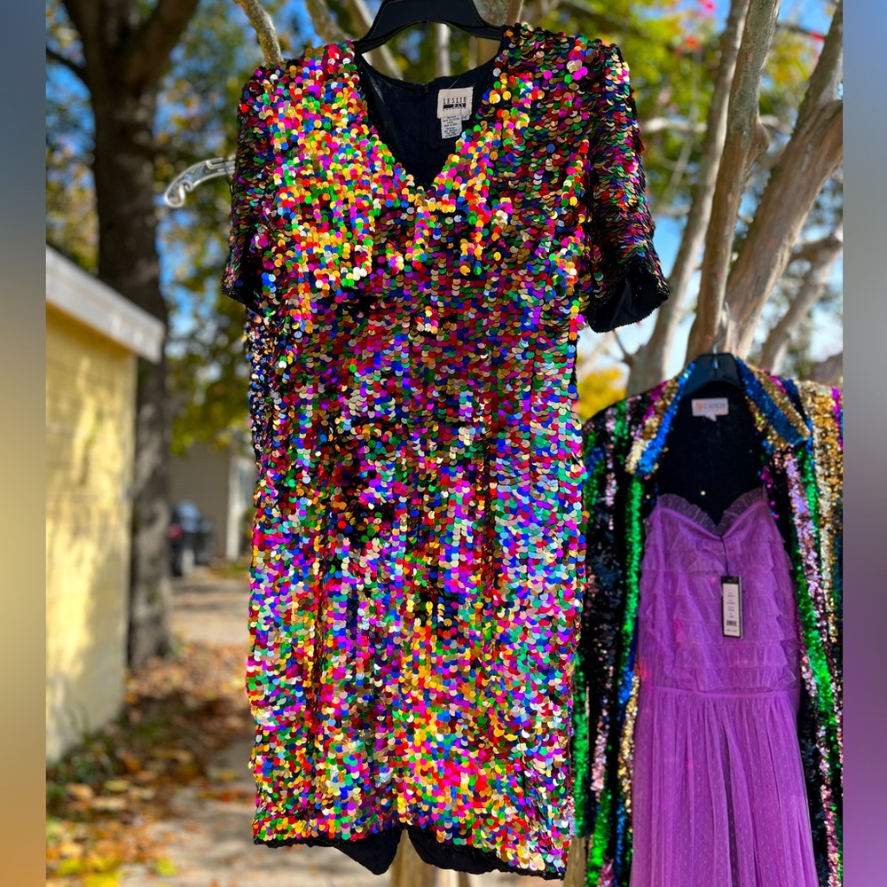 True Vintage Leslie Fay Party Dress Y2k